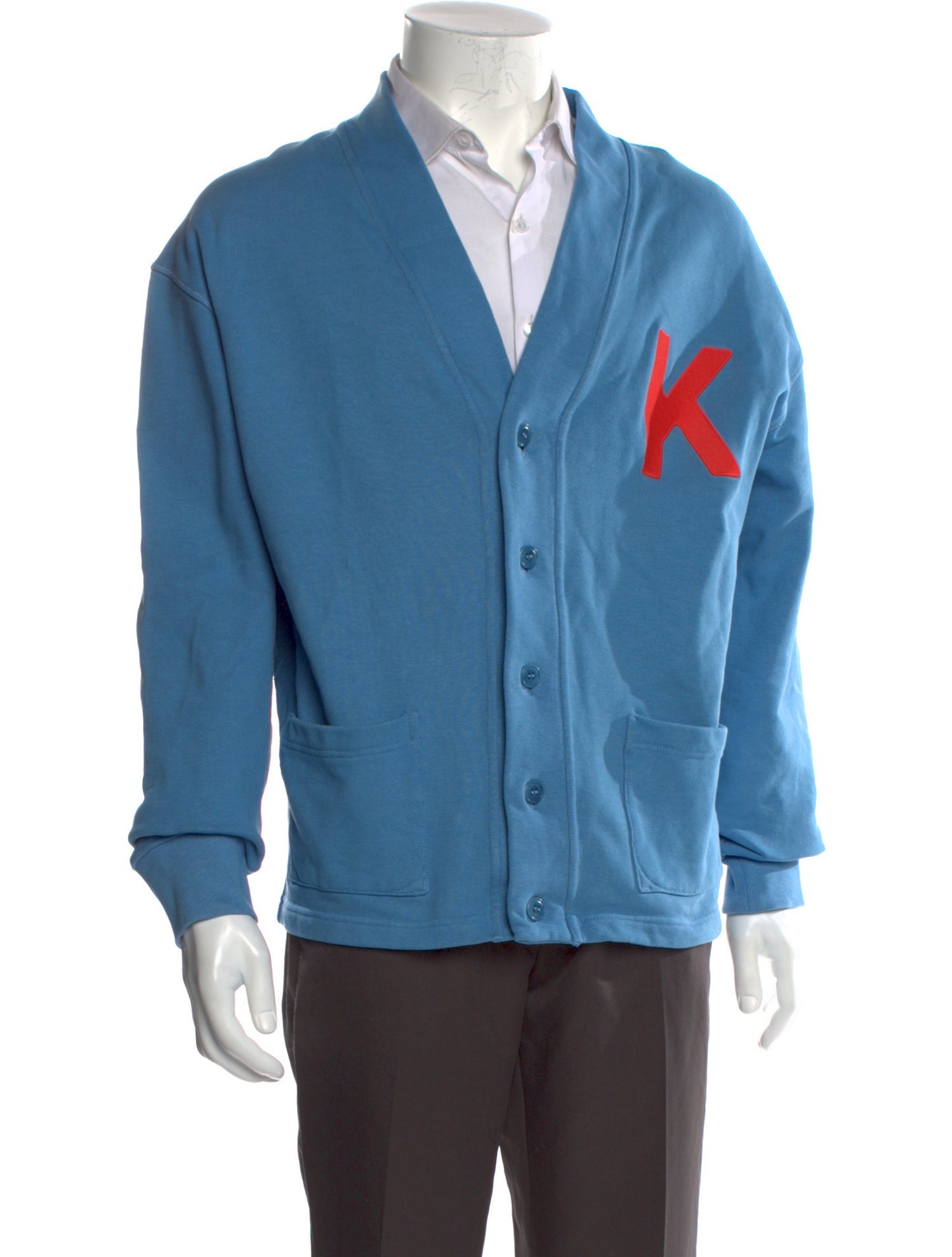 Kenzo V-Neck Long Sleeve Cardigan